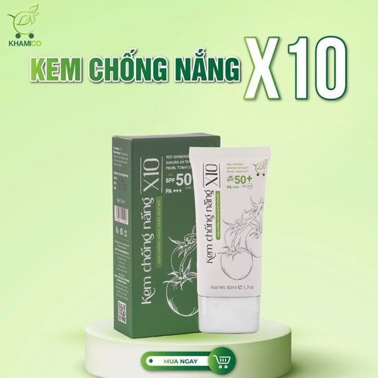 Kem Chống Nắng X10