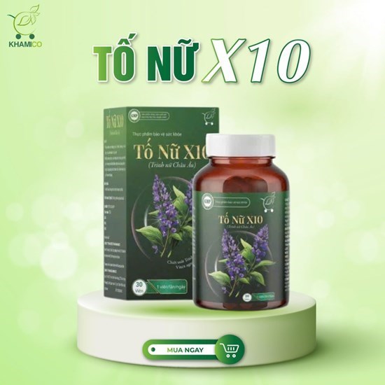 Thực phẩm bảo vệ sức khỏe Tố Nữ X10 Trinh nữ Châu Âu