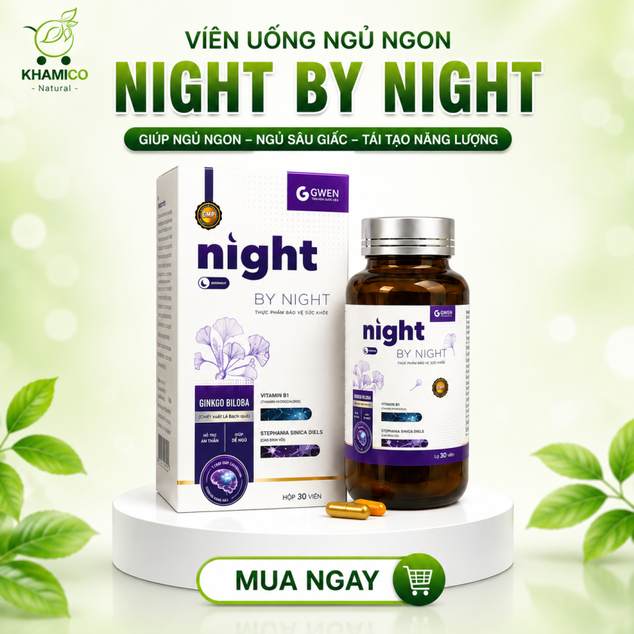 Viên uống ngủ ngon Night by Night